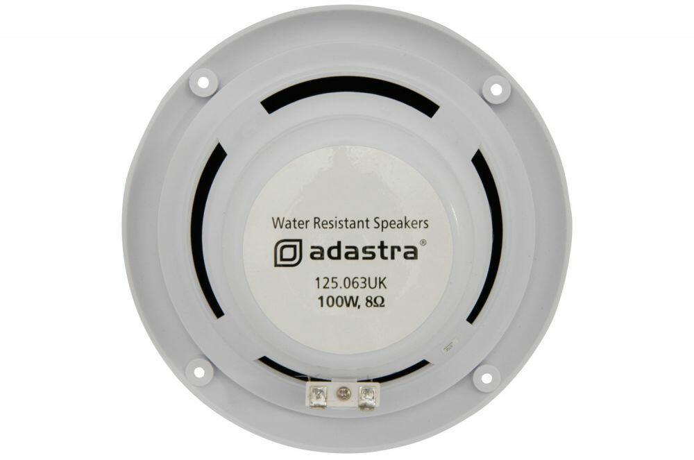 Adastra OD6-W8 0D6-W8 Water resistant speaker, 16.5cm (6.5), 100W max, 8 ohms, White - 125.063UK