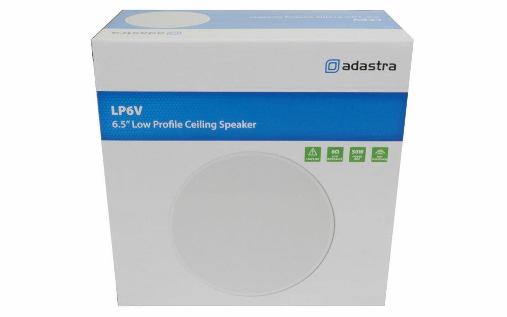 Adastra LP6V 6.5 Low Profile Ceiling Speaker - 100V - 952.261UK