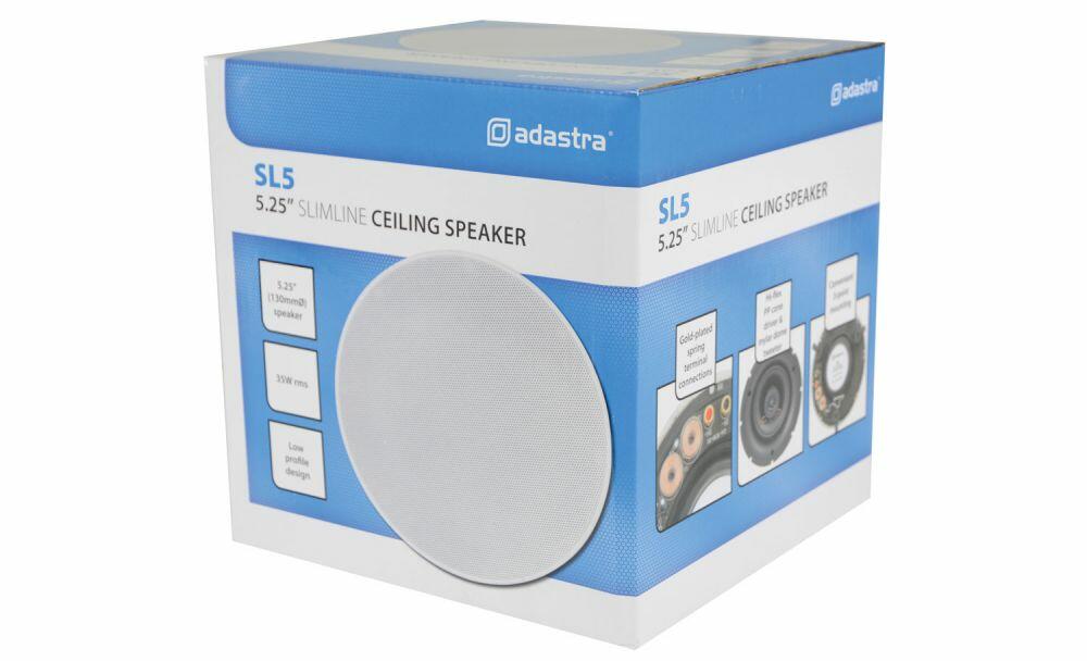 Adastra SL5 SL5 Slimline Ceiling Speaker 5.25 Pair - 952.547UK