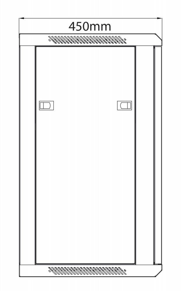 Adastra RC15U450 Rack Cabinet 15U x 450mm Deep - 953.515UK