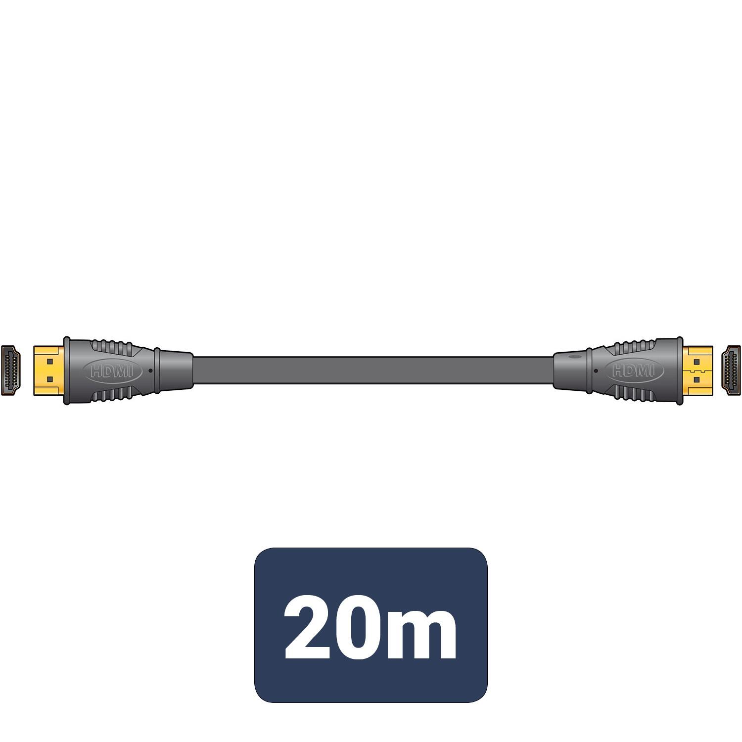AV:Link HQ 4K ready high speed HDMI lead with Ethernet - 20M - 112.149UK