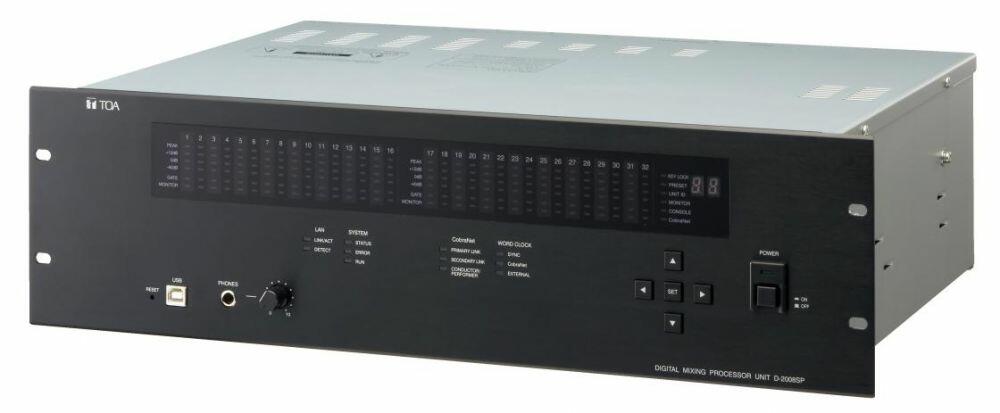 TOA D-2008SP D-2000 Series Digital Mixing Processor Unit