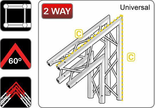 Trilite 2QDJ260 Quad Truss Junction