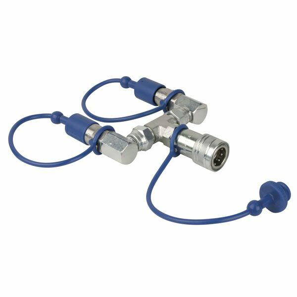 Showtec CO2 3/8 Qlock 2-way combiner (61023)