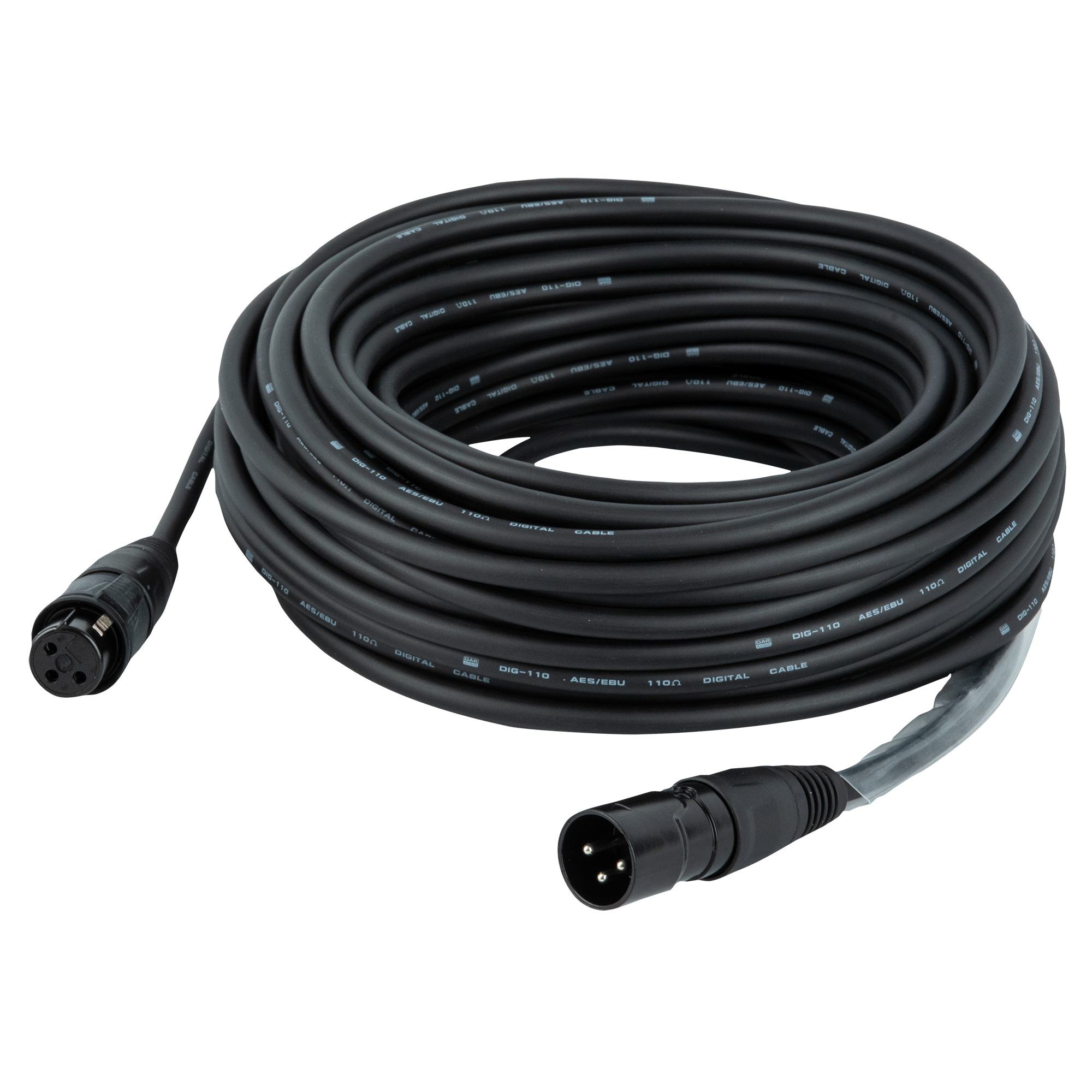 DAP FLR73 - DMX/AES-EBU 3 Pin IP65 Rean DMX Lead - 20M