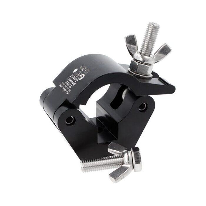 DOUGHTY IP57201 Hook Clamp (Black) 50mm - STAINLESS STEEL FIXINGS