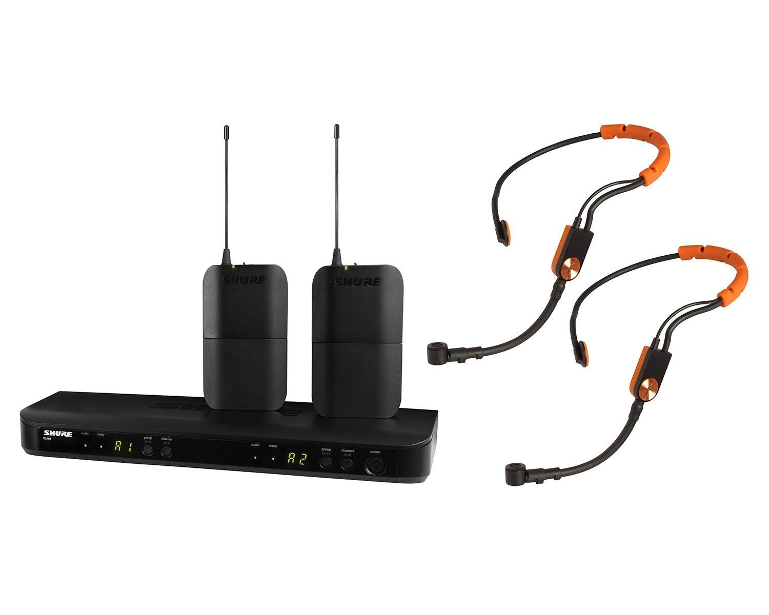 Shure BLX188 / SM31 Dual Wireless Headset System BLX88 / 2 x SM31FH K3E