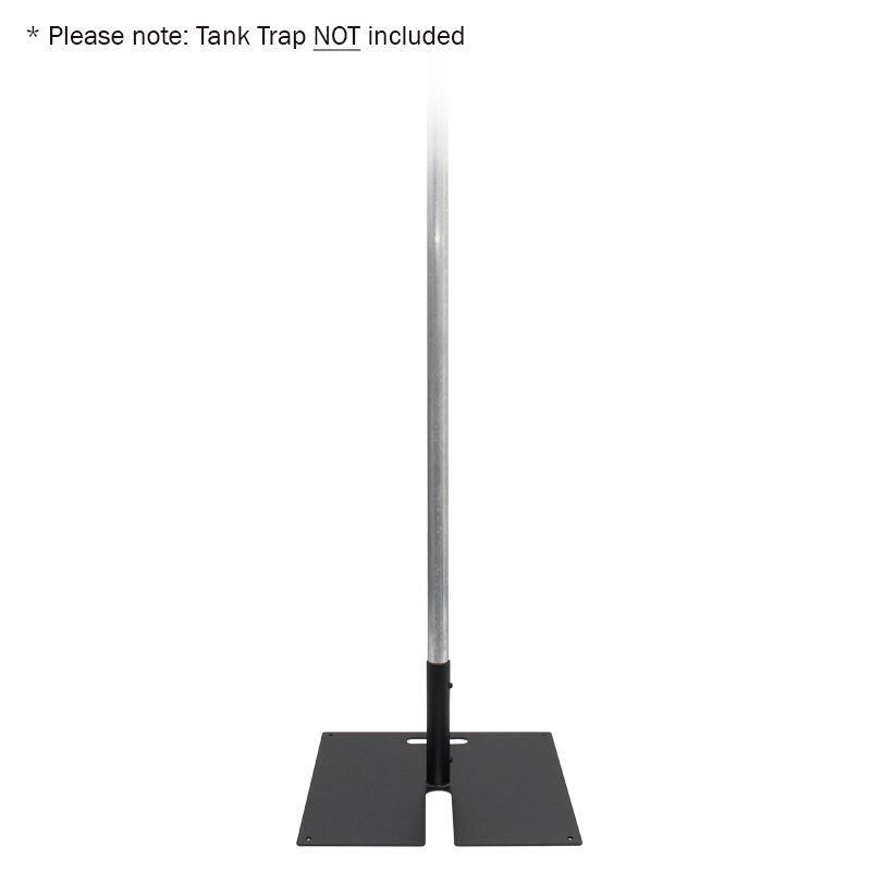 eLumen8 Aluminium Barrel Tube, 500mm, 48.3mm x 4mm - Silver, CLAM28B