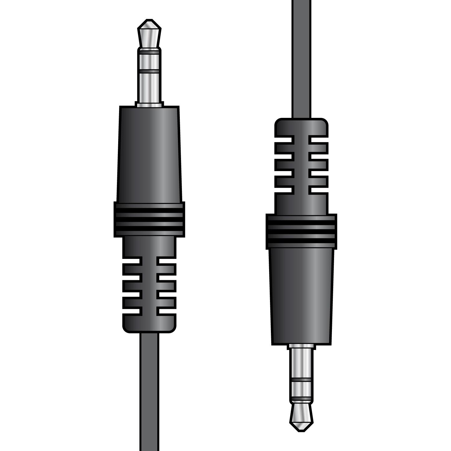 AV:Link 3.5mm stereo plug to 3.5mm stereo plug lead - 1.2m - 112.036UK