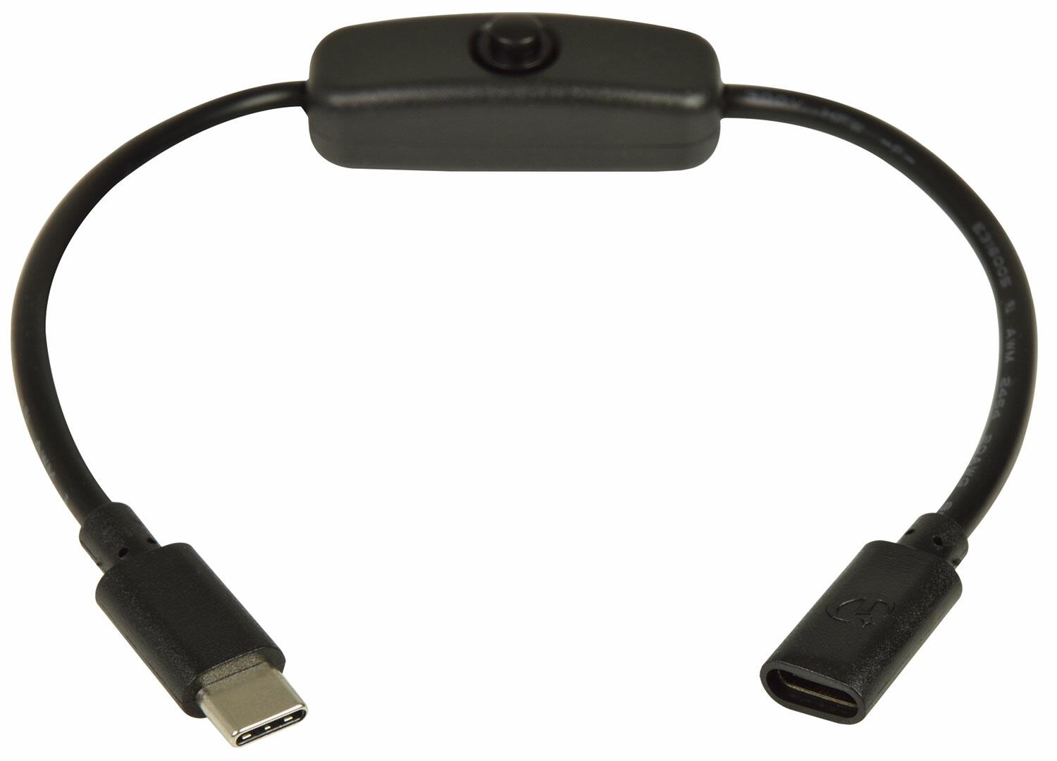 AV:Link USB Type-C Extension Cable with Power Switch - 113.026UK