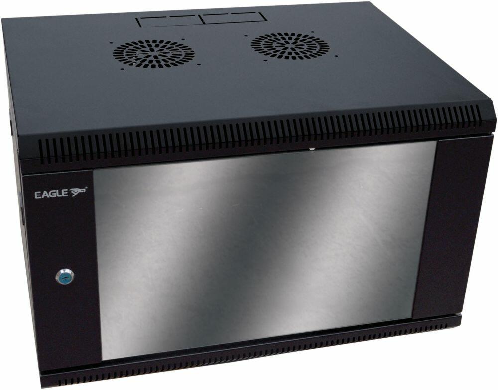 Eagle 6U Wall Mounting Rack Cabinet 300mm Deep (P728)