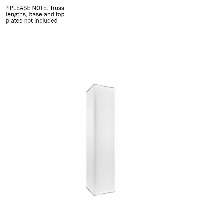 LEDJ White F24 Quad Truss Sleeve/Sock, 1m, LEDJ340