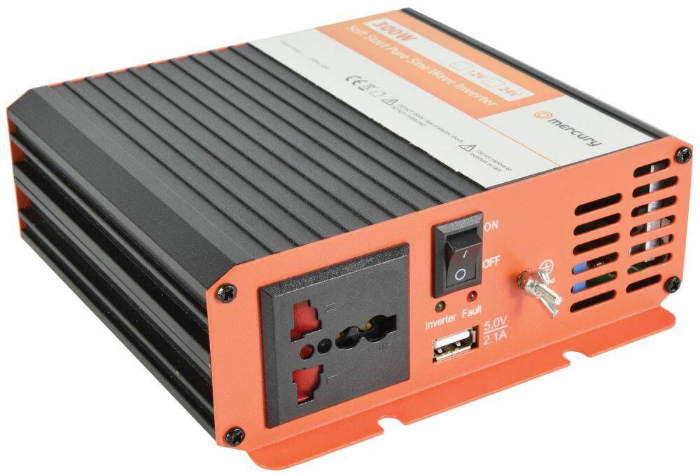 Mercury IPS300-12 12Vdc Pure Sine Wave Inverter 300W - 652.100UK