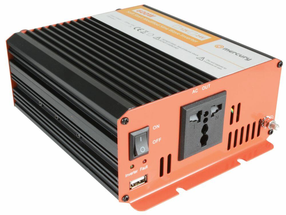 Mercury IMS600-24 24Vdc 600W Modified Sine Wave Inverter - 652.005UK