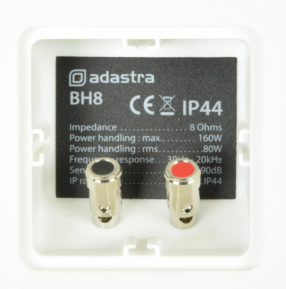 Adastra BH8-W Loudspeaker Indoor/Outdoor pair white - 100.924UK