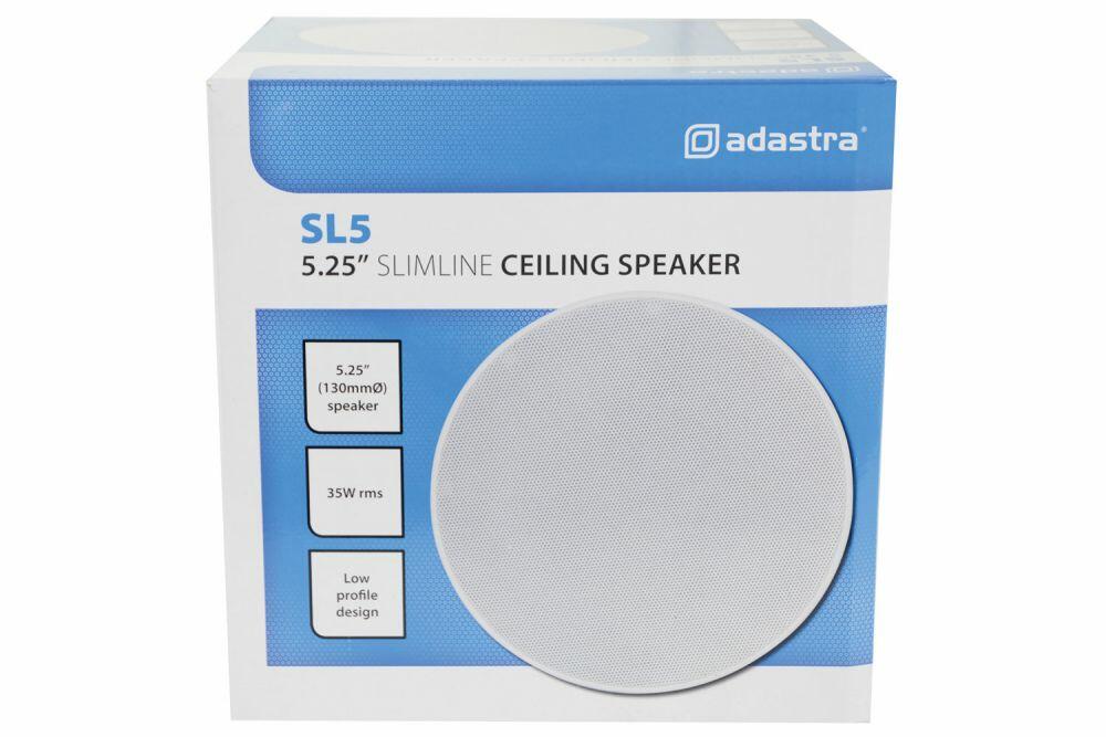 Adastra SL5 SL5 Slimline Ceiling Speaker 5.25 Pair - 952.547UK