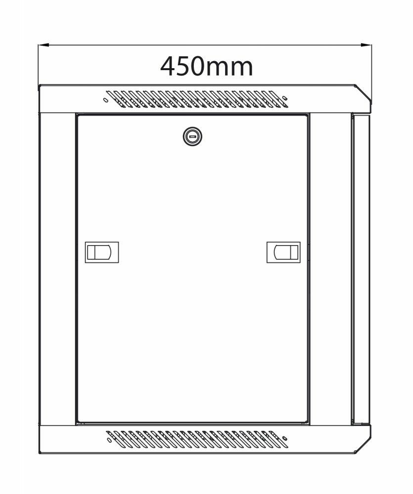 Adastra RC9U450 Rack Cabinet 9U x 450mm Deep - 953.509UK