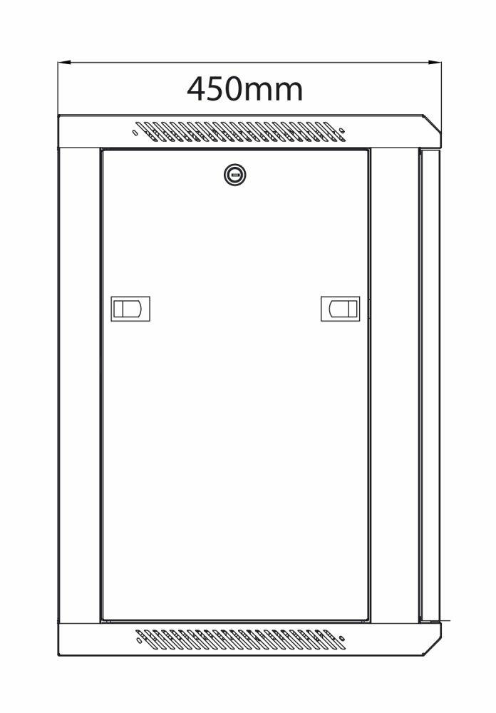 Adastra RC12U450 Rack Cabinet 12U x 450mm Deep - 953.512UK
