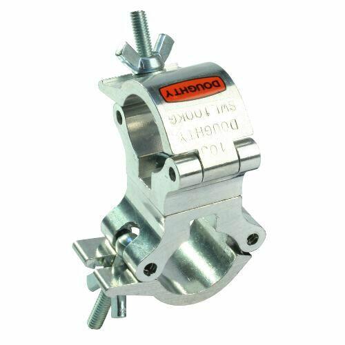 Doughty T58985 - Atom 90 Degree Fixed Coupler Polished Aluminium