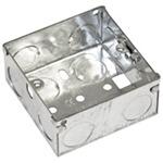 Eagle Single Gang Zinc Plated Metal Back Box, E361BD