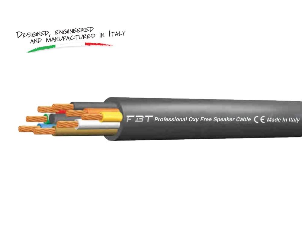 StageCore Professional OFC Speaker Cable Black, 8 x 2.5mm PVC Flex 13.6mm BLACK - (33032)