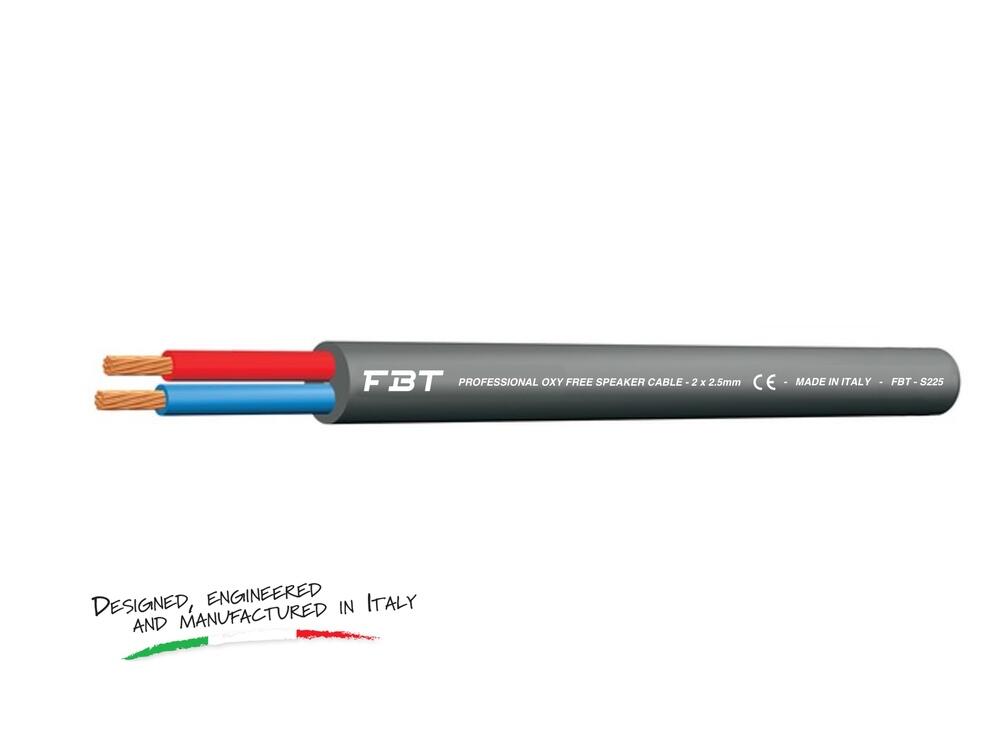 StageCore Professional OFC Speaker Cable Black, 2 x 2.5 PVC Flex, OD8,4mm BLACK - (33028)