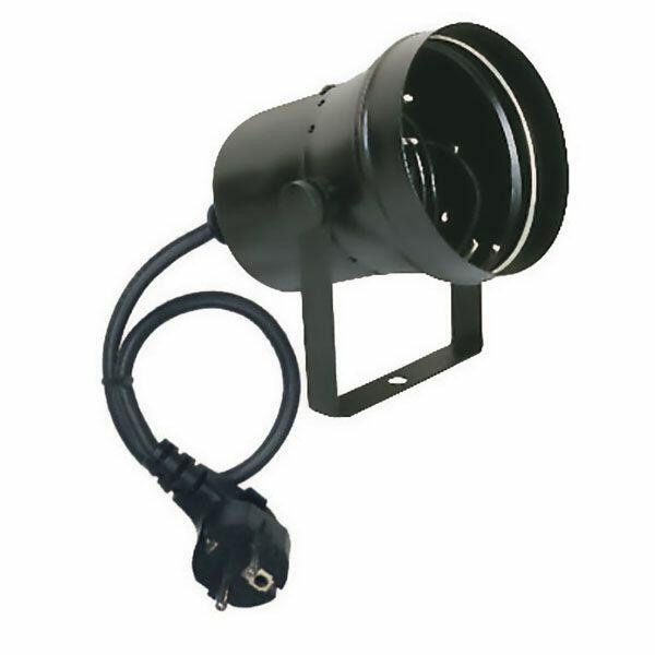 Showtec Parcan 36 Pinspot Black, Incl. built-in Trafo (30205)