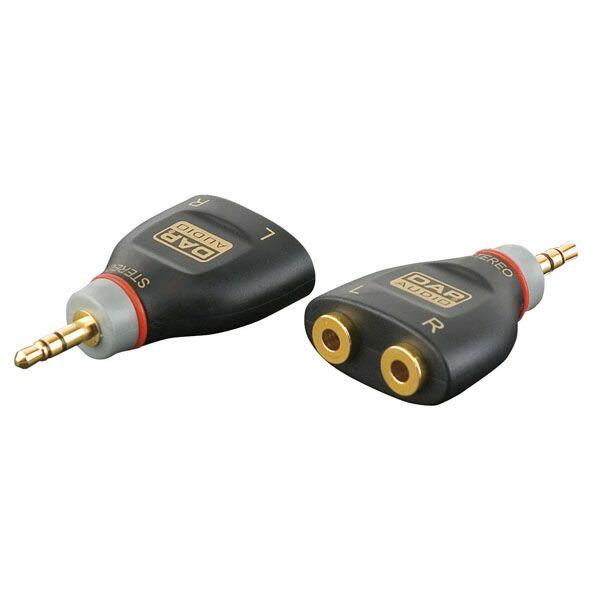 DAP 3p Minijack M/2x2p Minijack F adapter