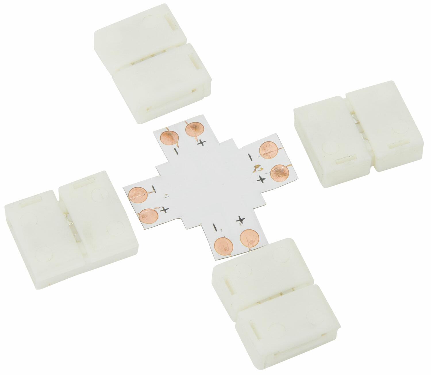 LYYT 8mm single colour LED tape X connector - pack of 5 156.139UK