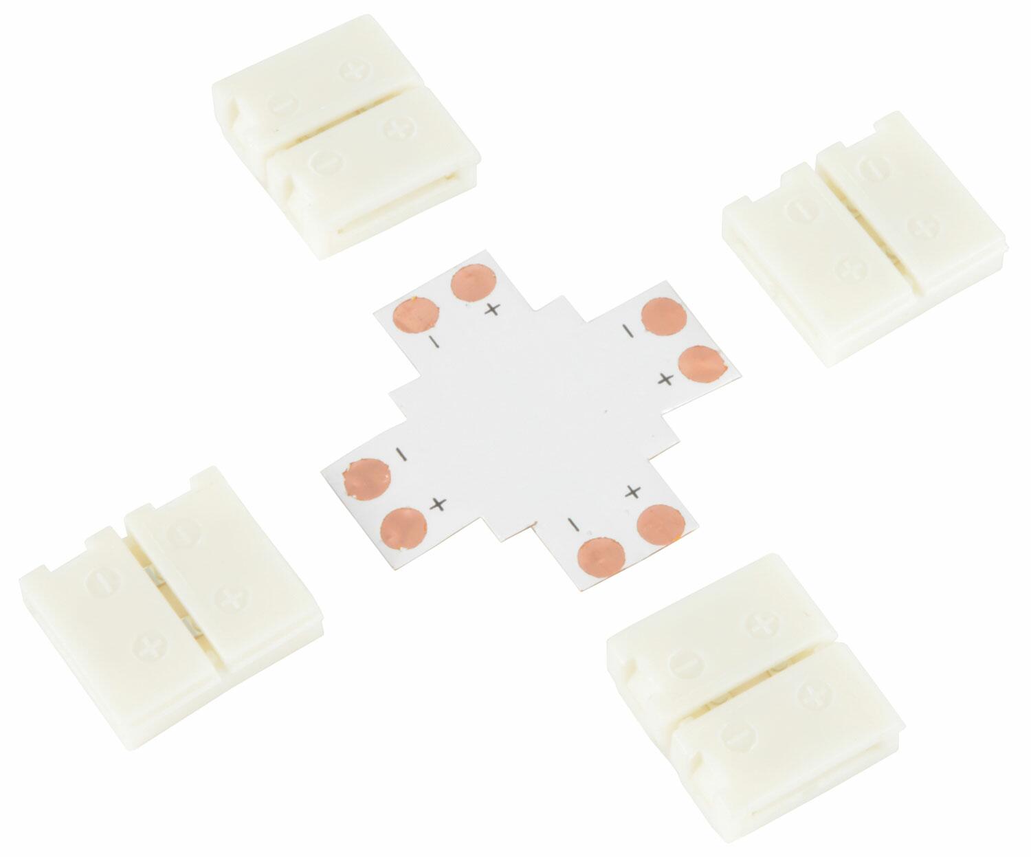 LYYT 10mm single colour LED tape X connector - pack of 5 156.145UK