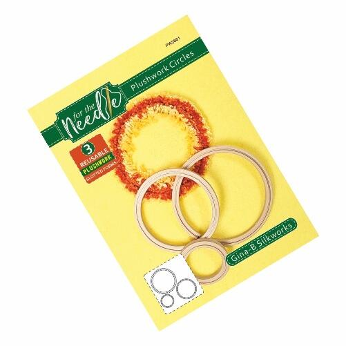 Gina-B Silkworks "For the needle" Plushwork Circles packaging image