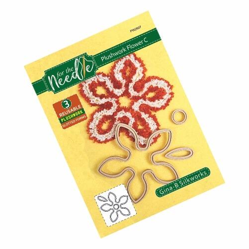 Gina-B Silkworks "For the Needle" Flower C - Plushwork tool set packaging image