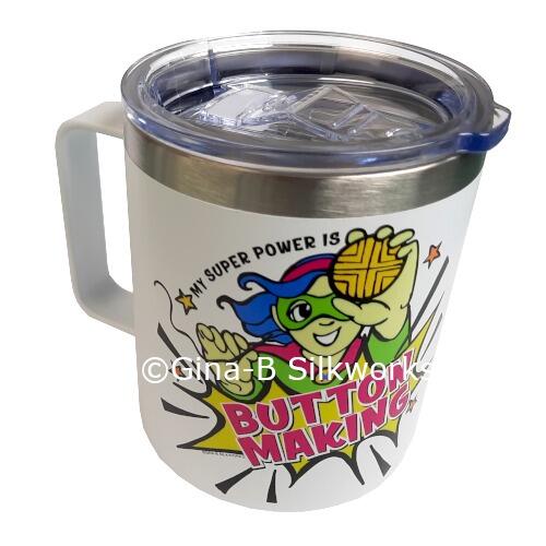 Gina-B Silkworks Super Hero Mug Leek