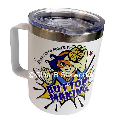 Gina-B Silkworks Super Hero Mug Zwirn