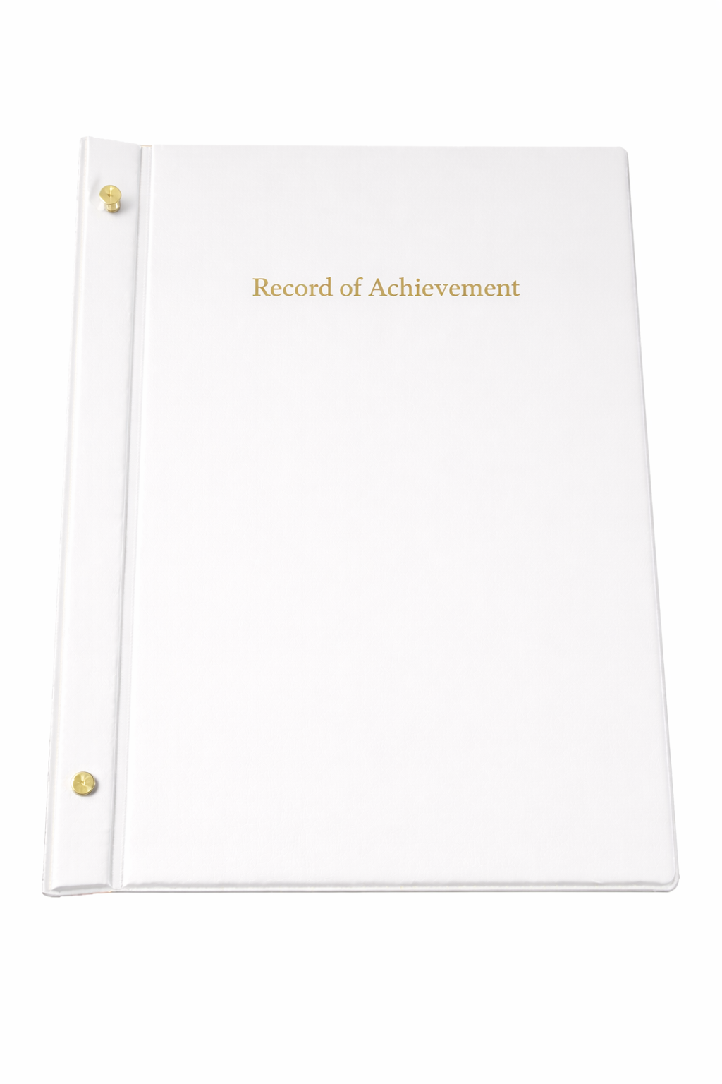 A4 Expandable Record of Achievement Folder - White