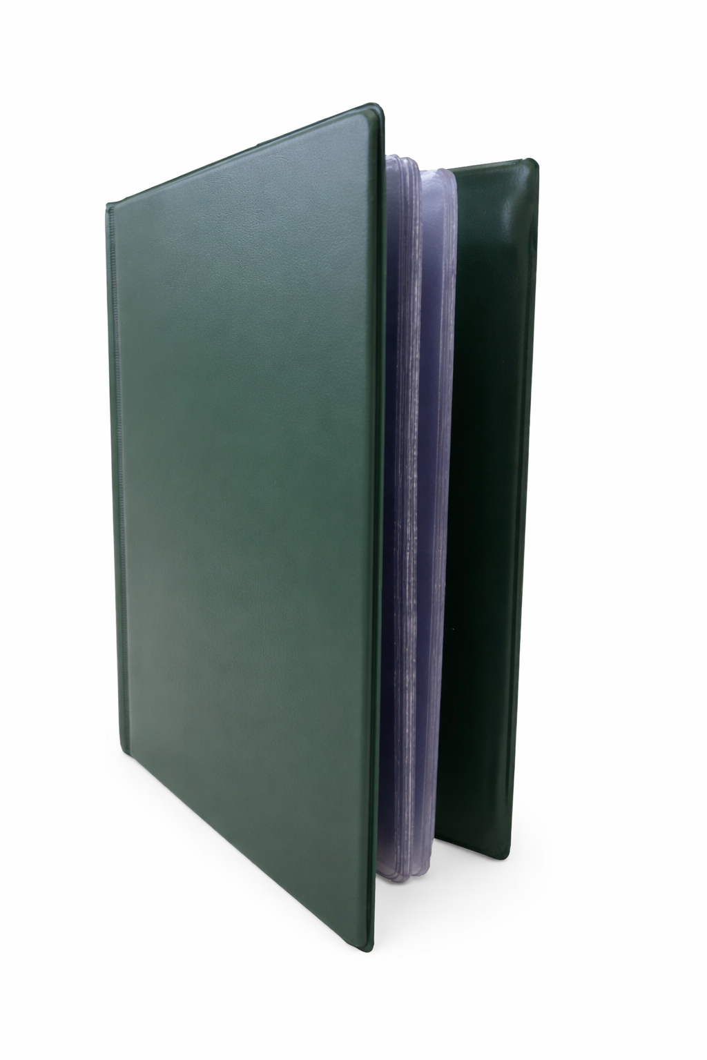 A5 Hard Cover Display Binder - Dark Green