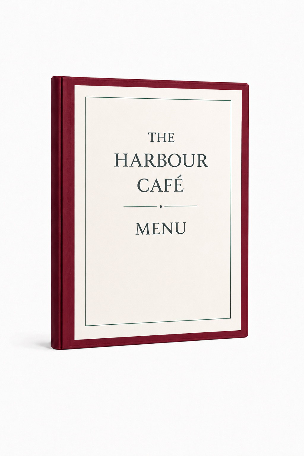 A4 Create Your Own Menu Holder - Burgundy