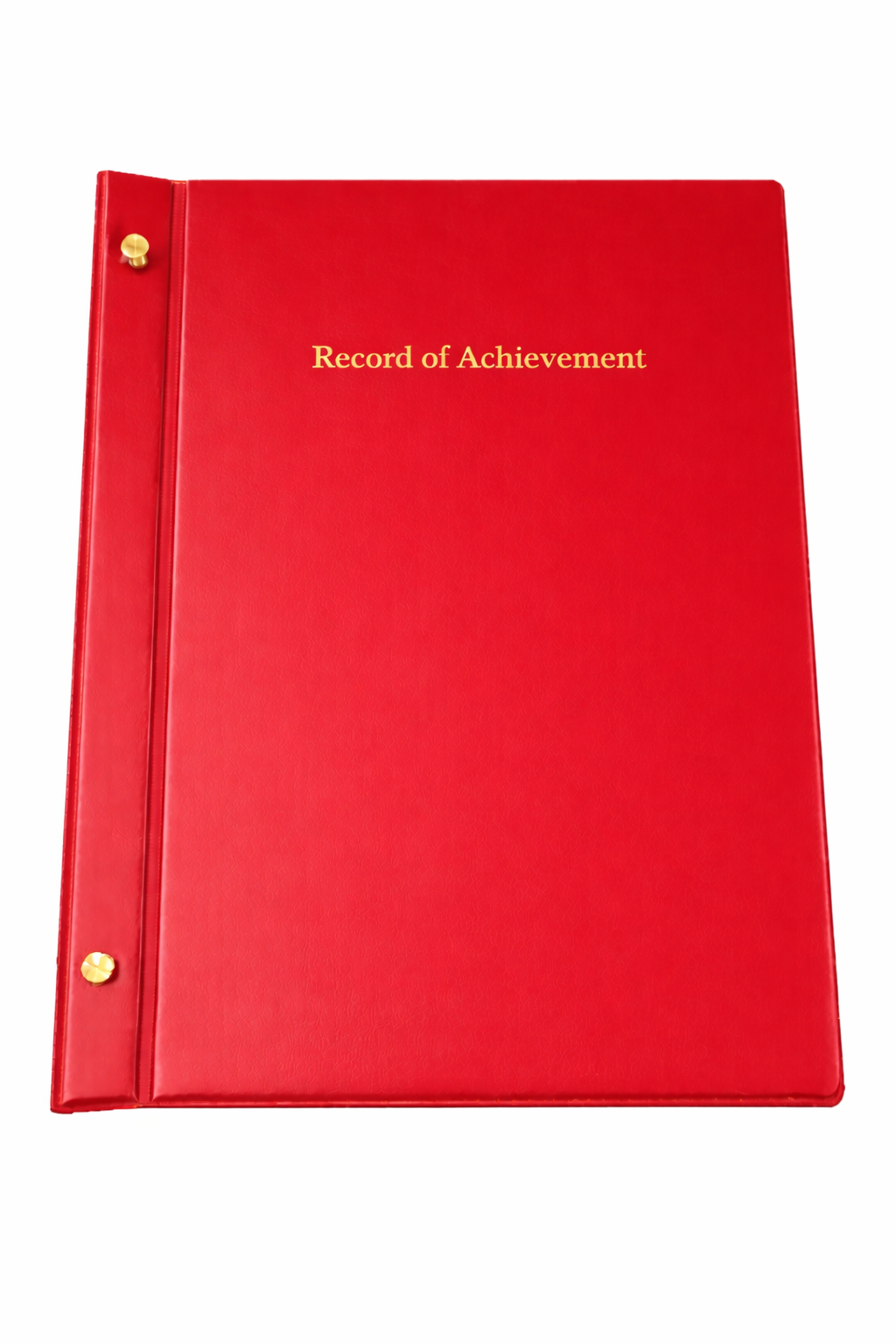 A4 Expandable Record of Achievement Folder - Red