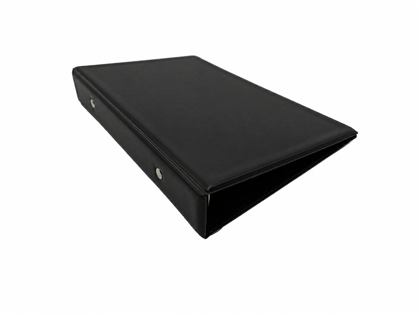 Slimline 6-Ring Personal Folder - TAMS Holder - Black