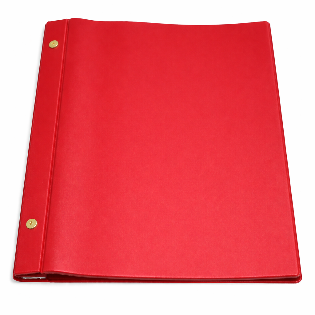 A4 Expandable Soft Cover Nyrex / Nirex Document Holder - Red