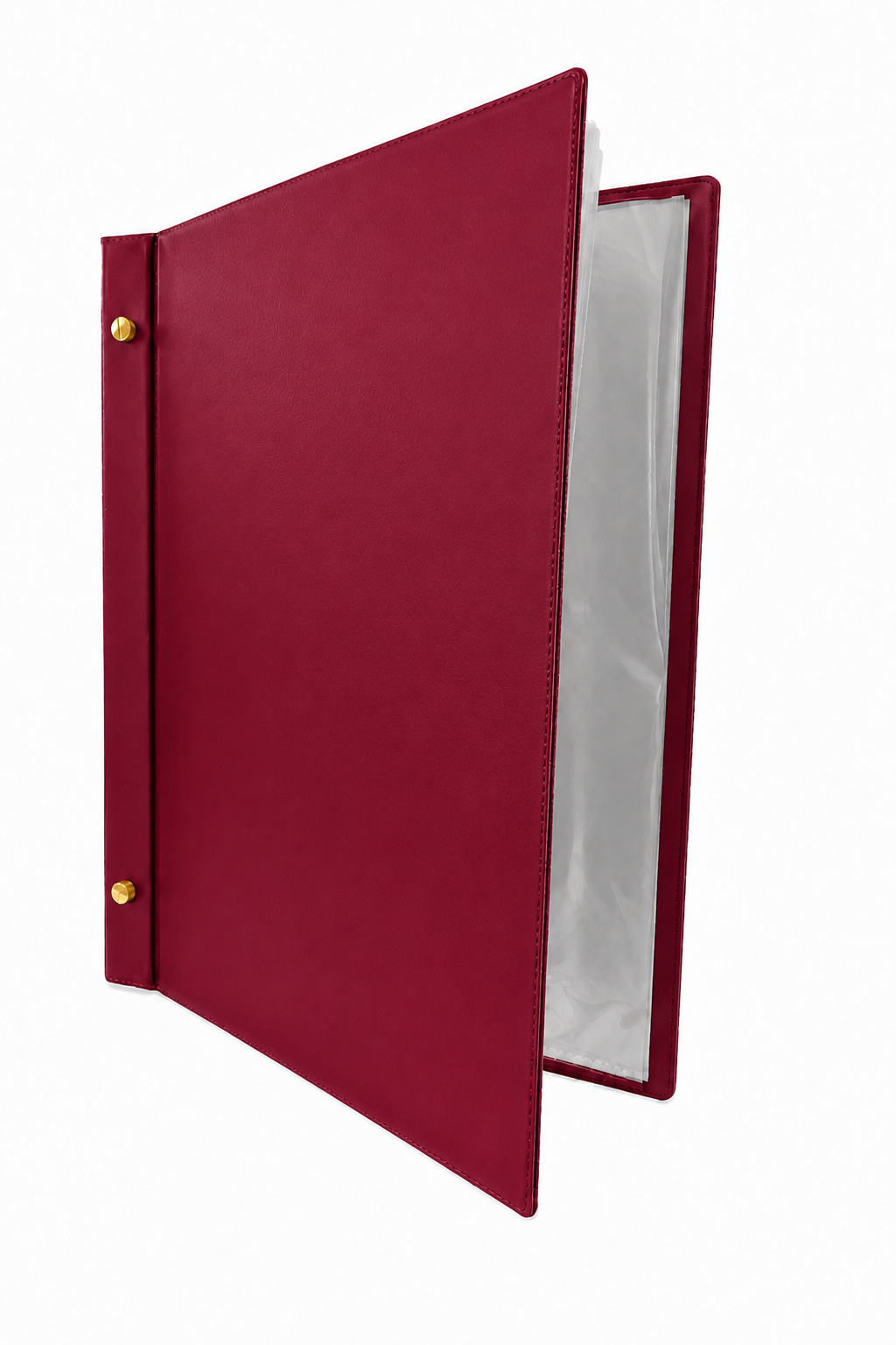 A4 Expandable Hard Cover - Burgundy