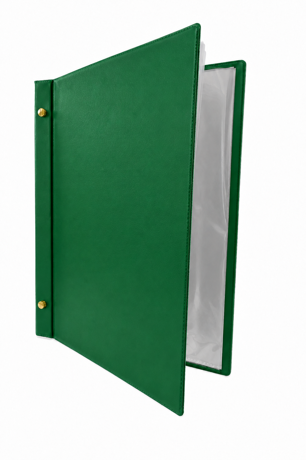 A4 Expandable Hard Cover - Mid Green