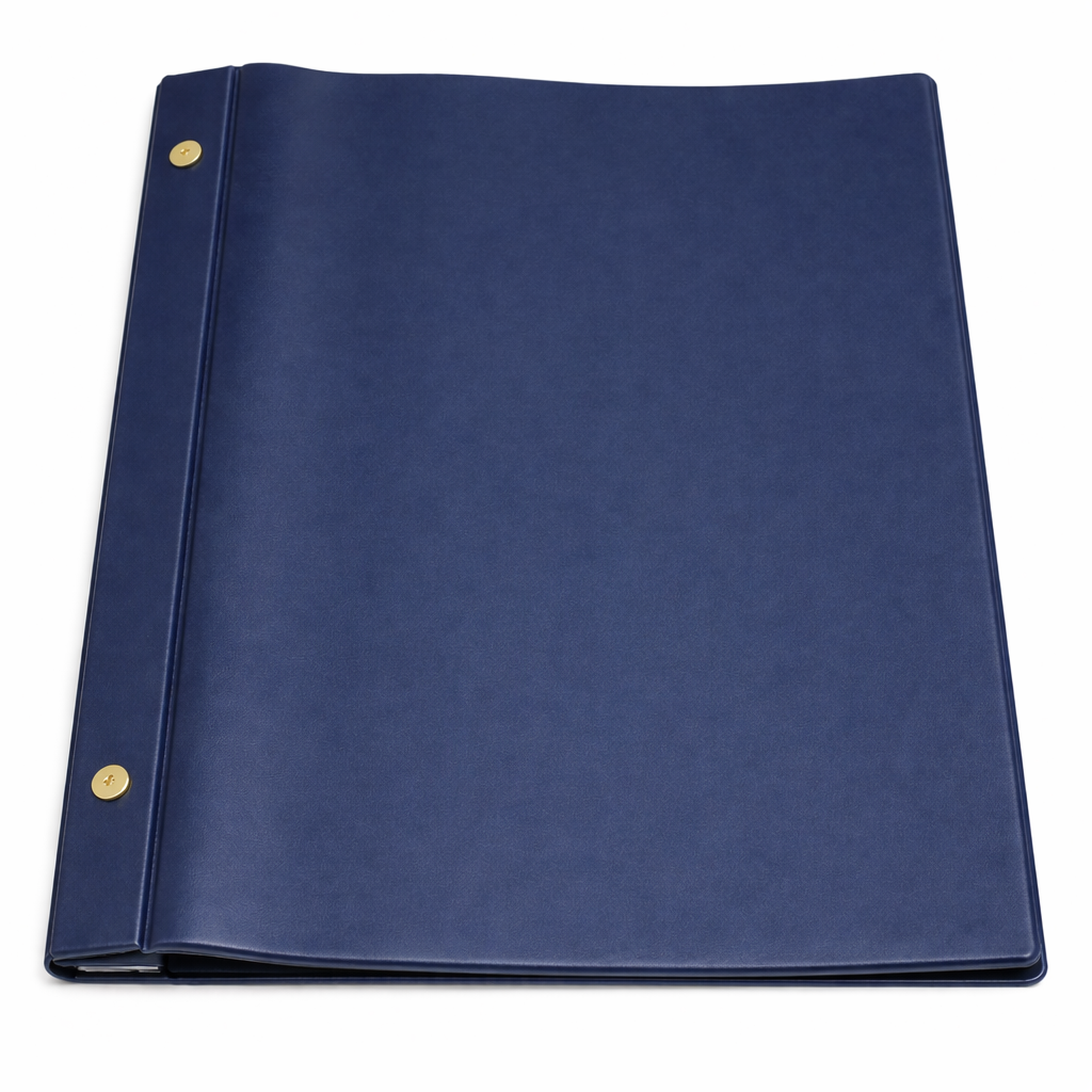 A4 Expandable Soft Cover Nyrex / Nirex Document Holder - Dark Blue