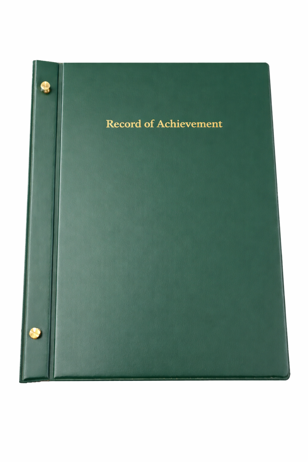 A4 Expandable Record of Achievement Folder - Dark Green