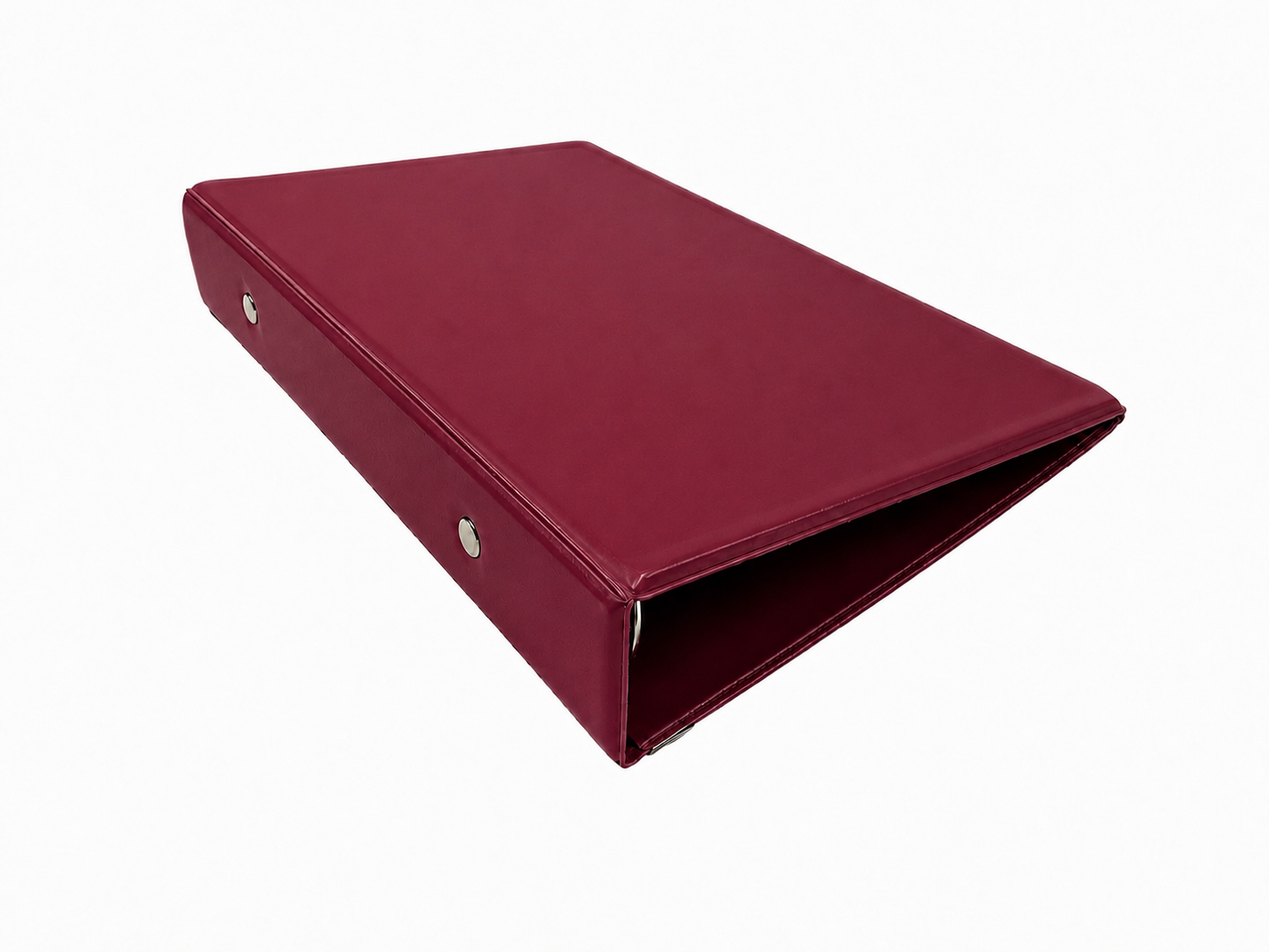Slimline 6-Ring Personal Folder - TAMS Holder - Burgundy
