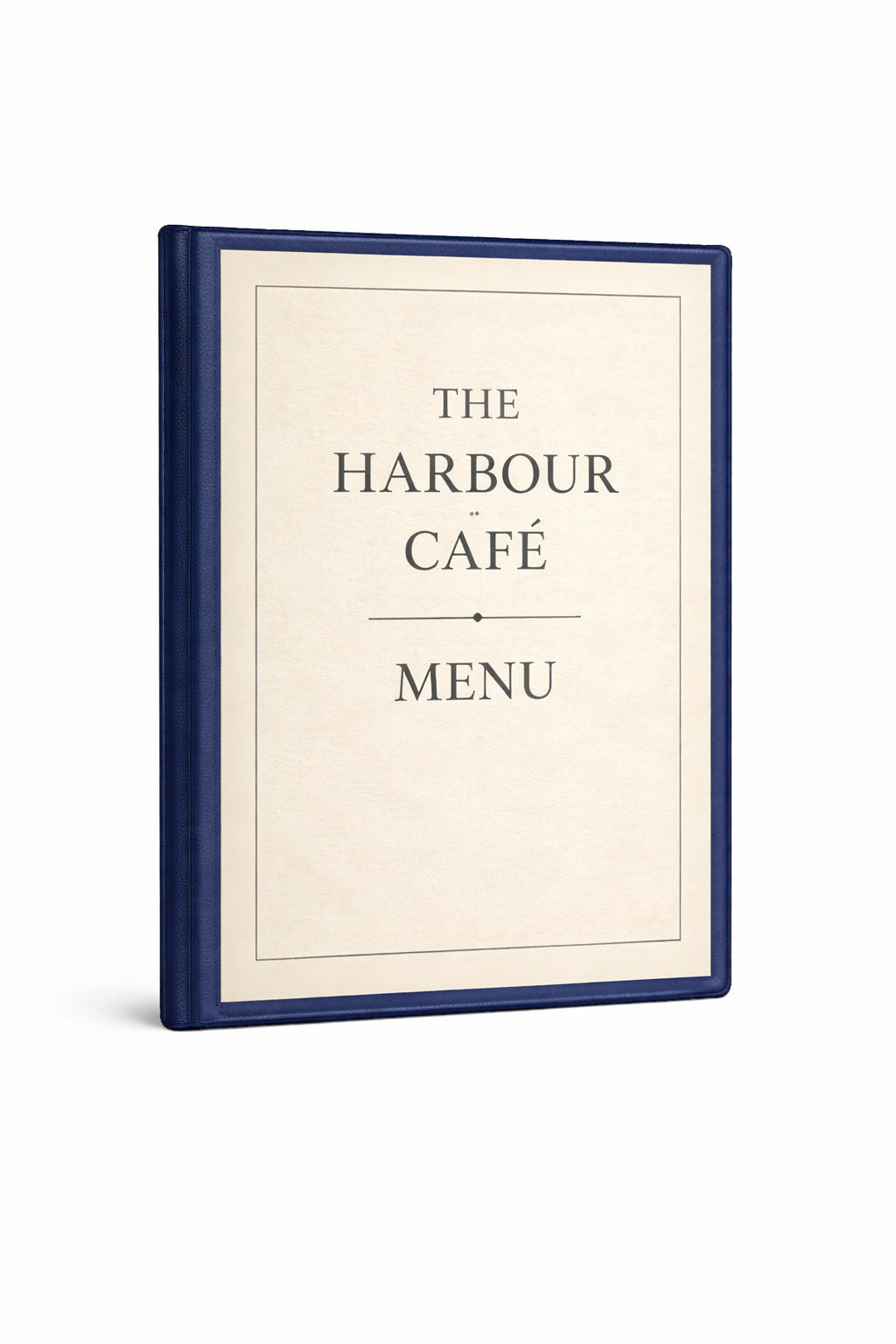 A4 Create Your Own Menu Holder - Dark Blue