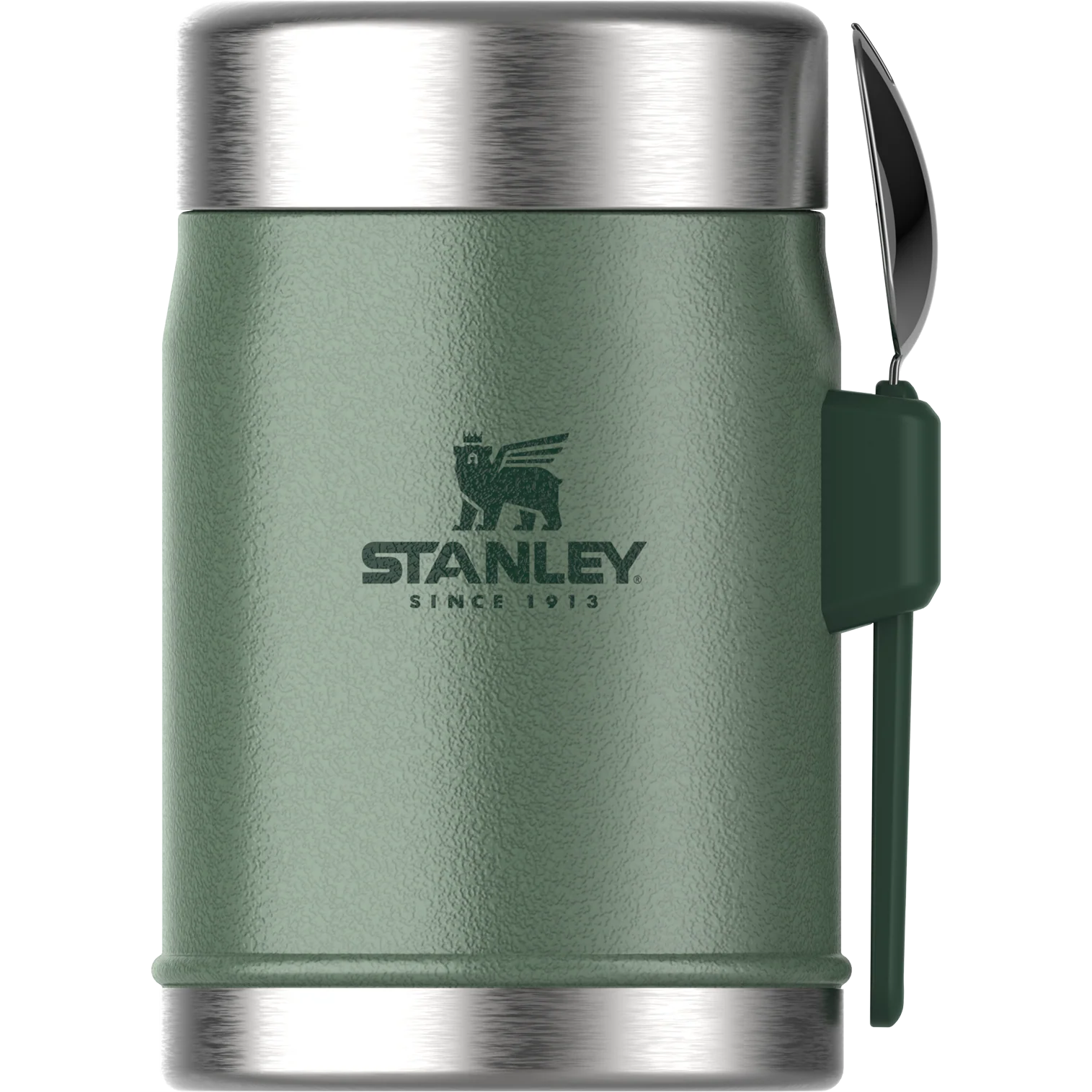Classic Legendary Food Jar + Spork - 0.4L - Hammertone Green