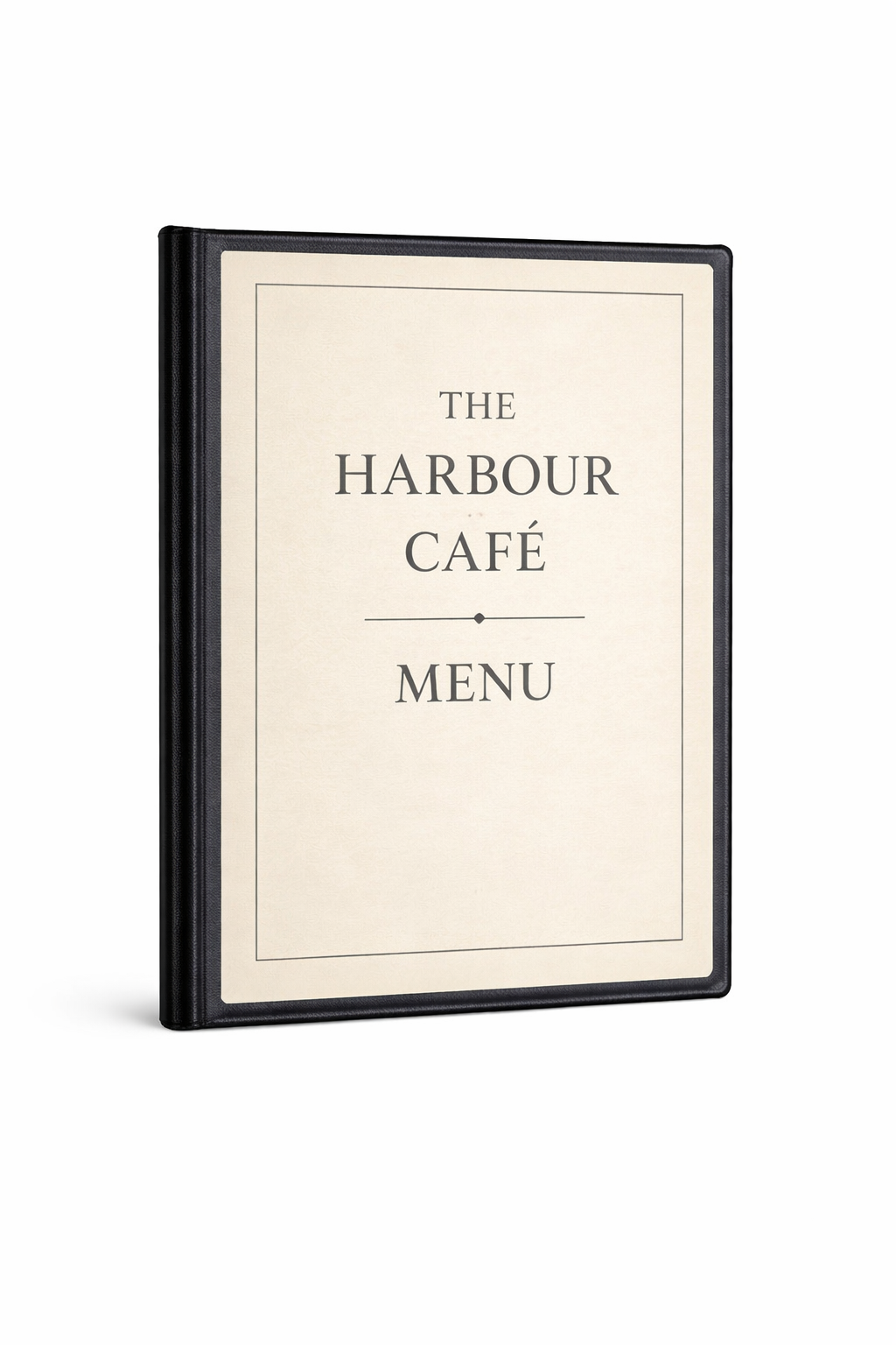 A4 Create Your Own Menu Holder - Black