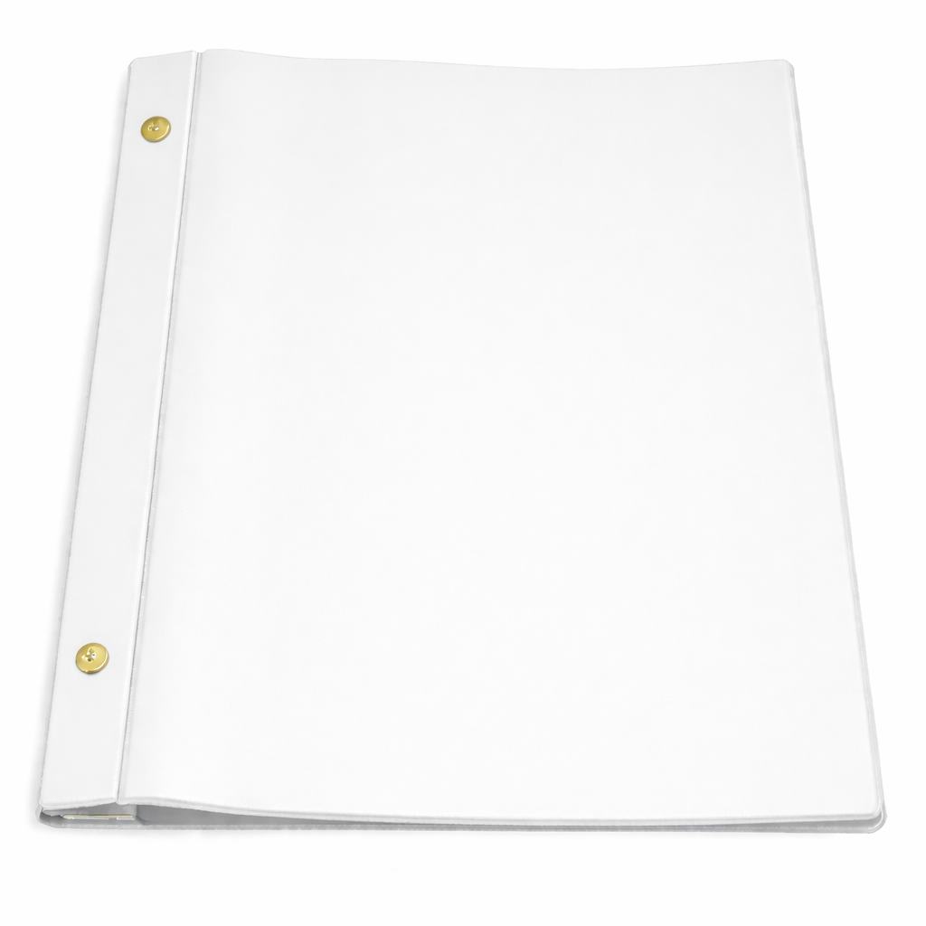 A4 Expandable Soft Cover Nyrex / Nirex Document Holder - White