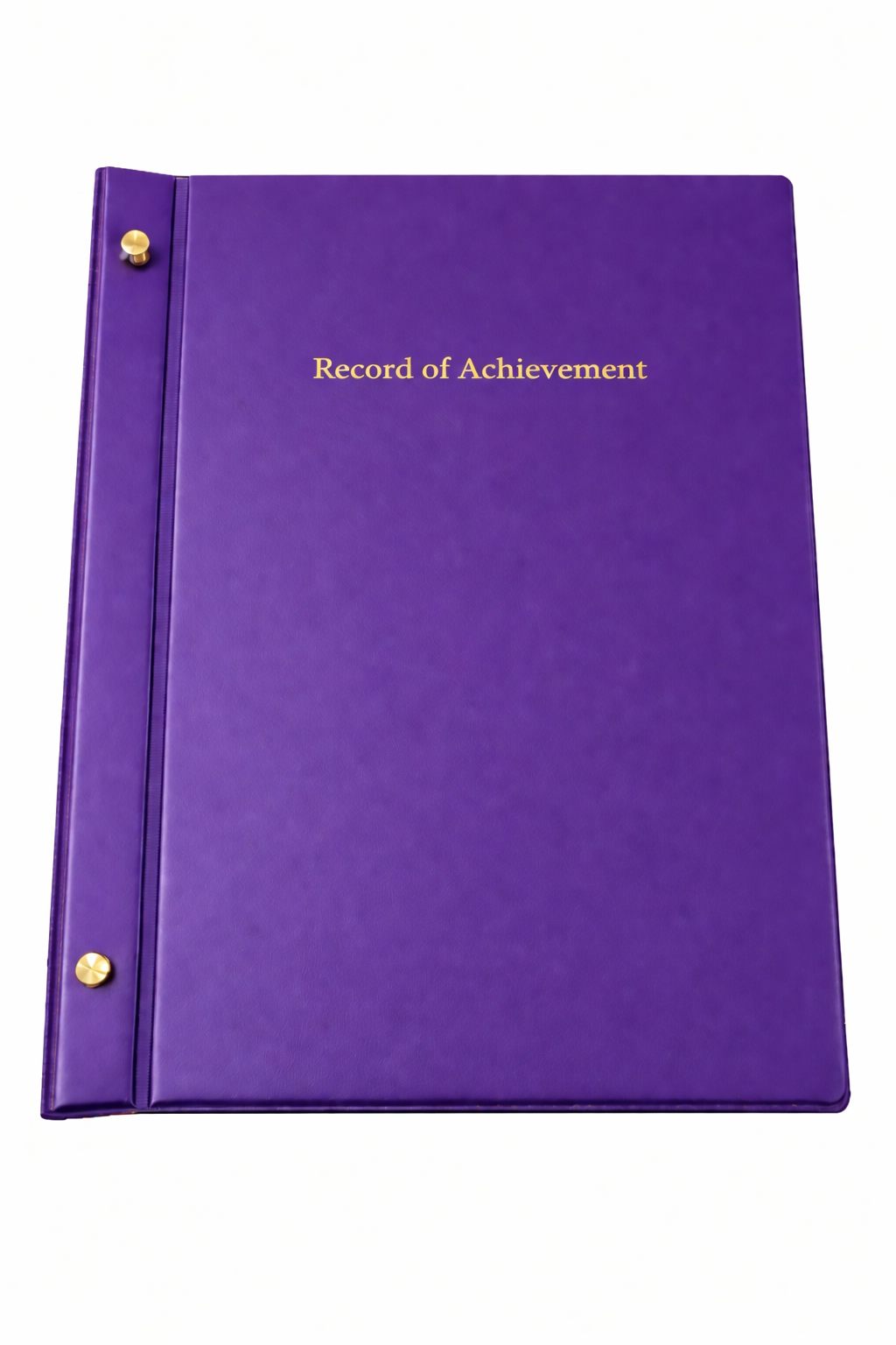 A4 Expandable Record of Achievement Folder - Purple